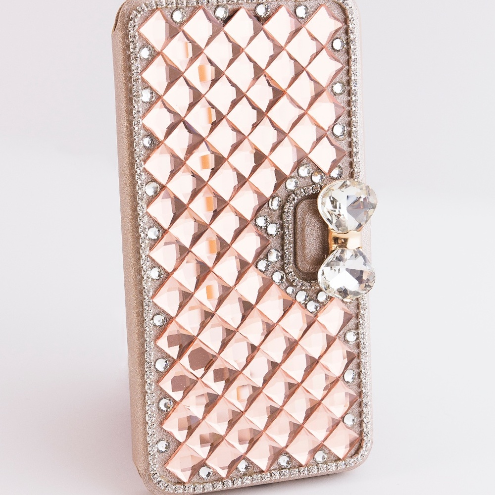 Rose & Rhinestone Iphone 6 Plus & 6 S Plus Case